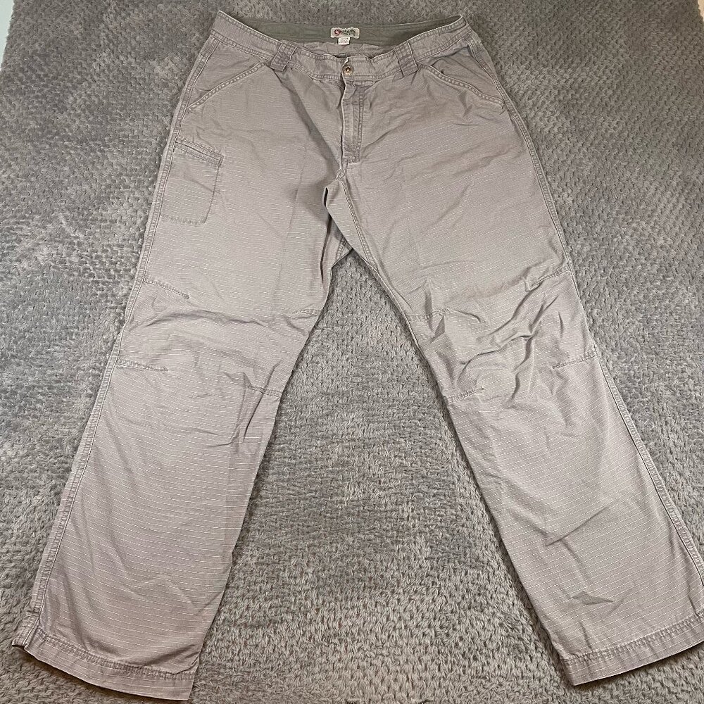 Guide Series‎ Mens 38x34 Ripstop Hiking Pants Gray Utility Outdoor Work